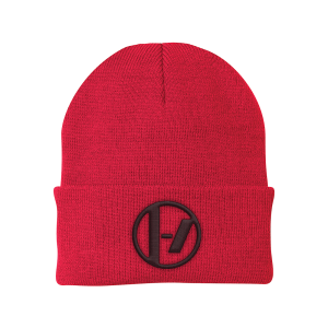 LOGO RED BEANIE